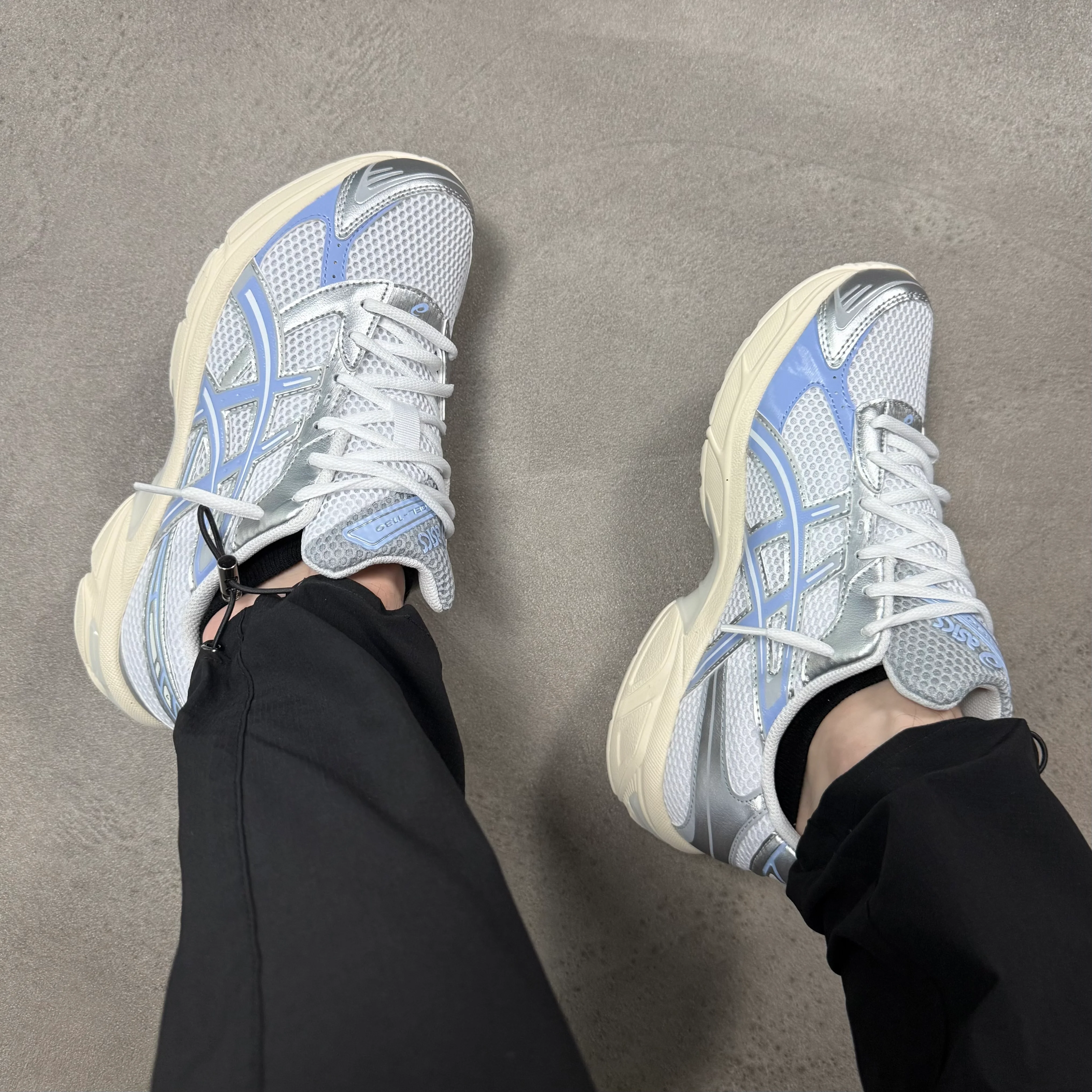 ASICS GEL 1130 TRAINER - WHITE LIGHT SAPPHIRE - Image 5