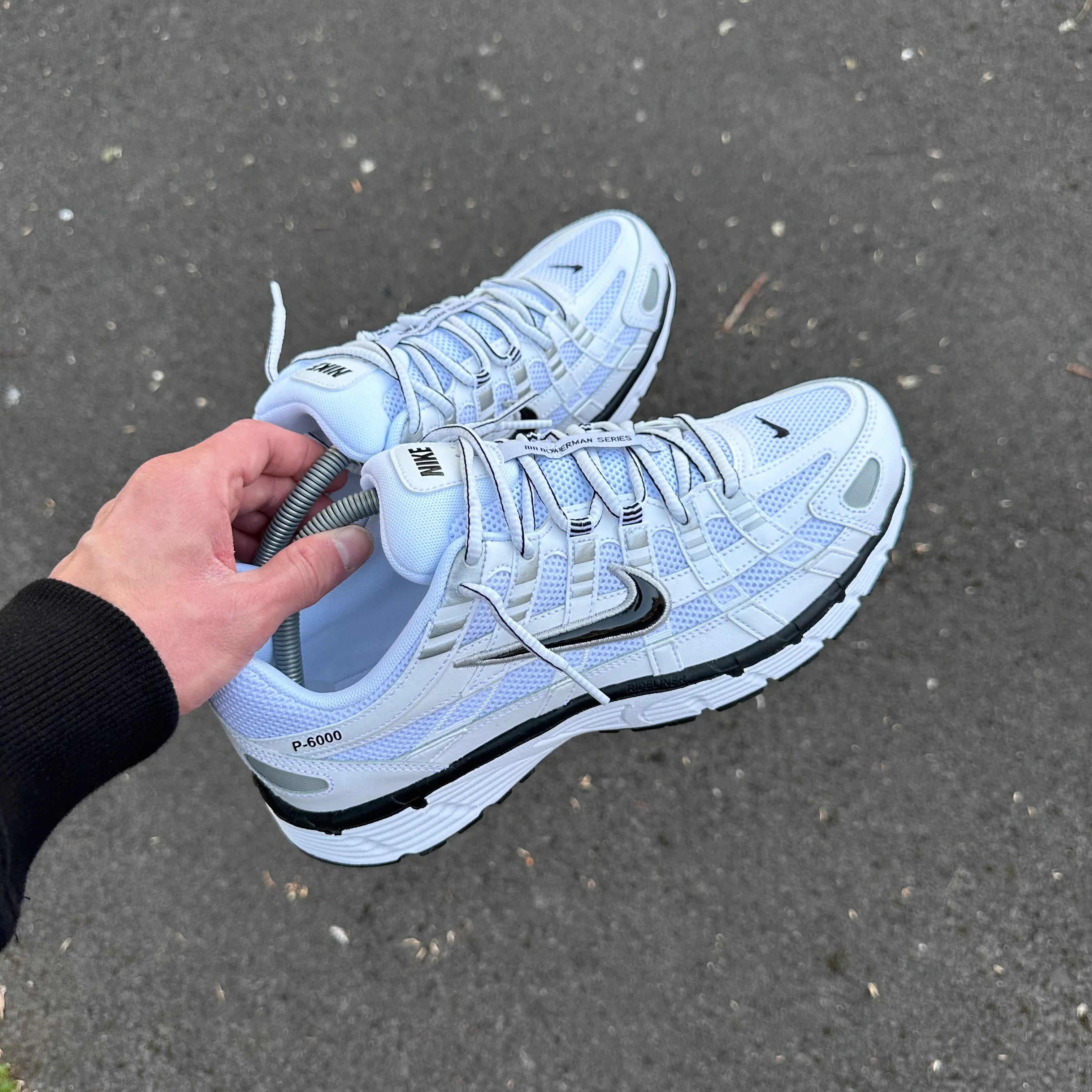 NIKE P-6000 - ICE WHITE / BLACK METALLIC SILVER